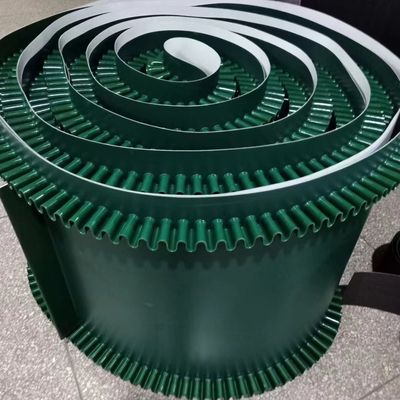 شراء حزام سير بولي كلوريد الفينيل الأخضر السلس مصنوع حسب الطلب 2ply 3ply online manufacture