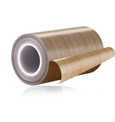 شراء 0.18mm تيفون PTFE مغلفة بنسيج الألياف الزجاجية مع شريط لاصق online manufacture