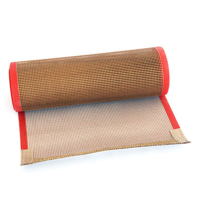 0.5 مم الغذاء الصف E الزجاج PTFE تفلون شبكة الحزام الناقل لمصنع الصيدلة