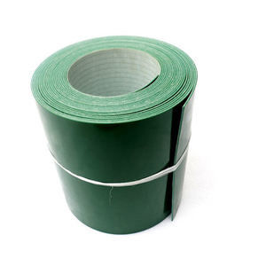 PVC الحزام الناقل المرابط المسطحة 2mm الأخضر لفائف التنورة 3mm الاستاتيكيه