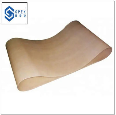 SPEK PTFE الحزام المتصاعد الحزام السلس 0.38 / 0.45mm مع مقاومة الحرارة والسطح غير اللصق