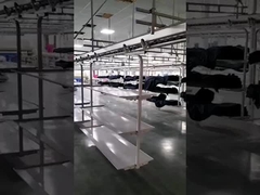 ورشة تصنيع الملابس من الفولاذ المقاوم للصدأ مخزن متعدد الطبقات